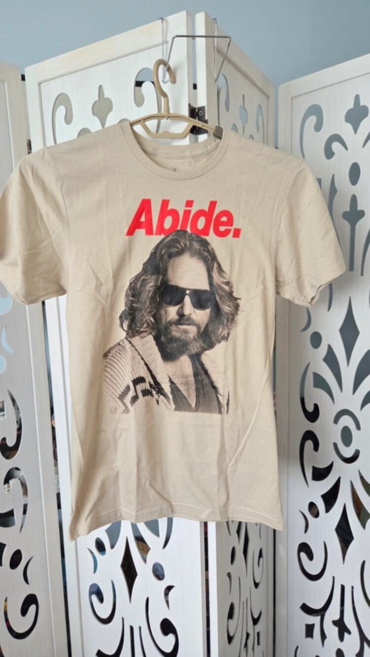 The Big Lebowski The Dude Abide T Shirt Small Ripple Junction Movie Graphic Tee